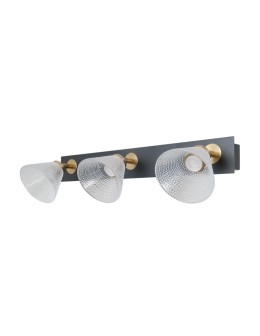 ITALUX Orella Ceiling/Wall lamp 3xLED 12W 3000K Matte black, gold WL-34393-3-BK-HBR - product 2