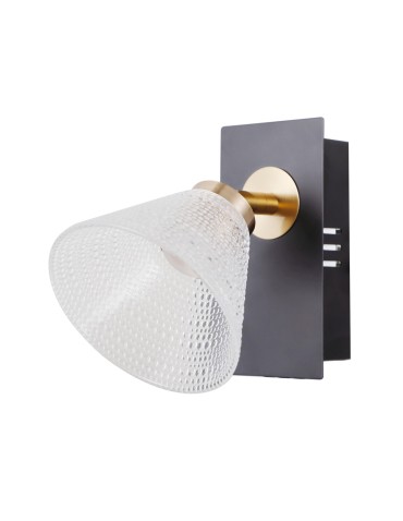 ITALUX Orella Ceiling/Wall Mount 1xLED 4W 3000K Matte Black, Gold WL-34393-1-BK-HBR - product 2