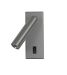 Reading wall lamps - ITALUX Nova Pendant 1xLED 2.5W 3000K Gray WL-46376-1-GR - product 4
