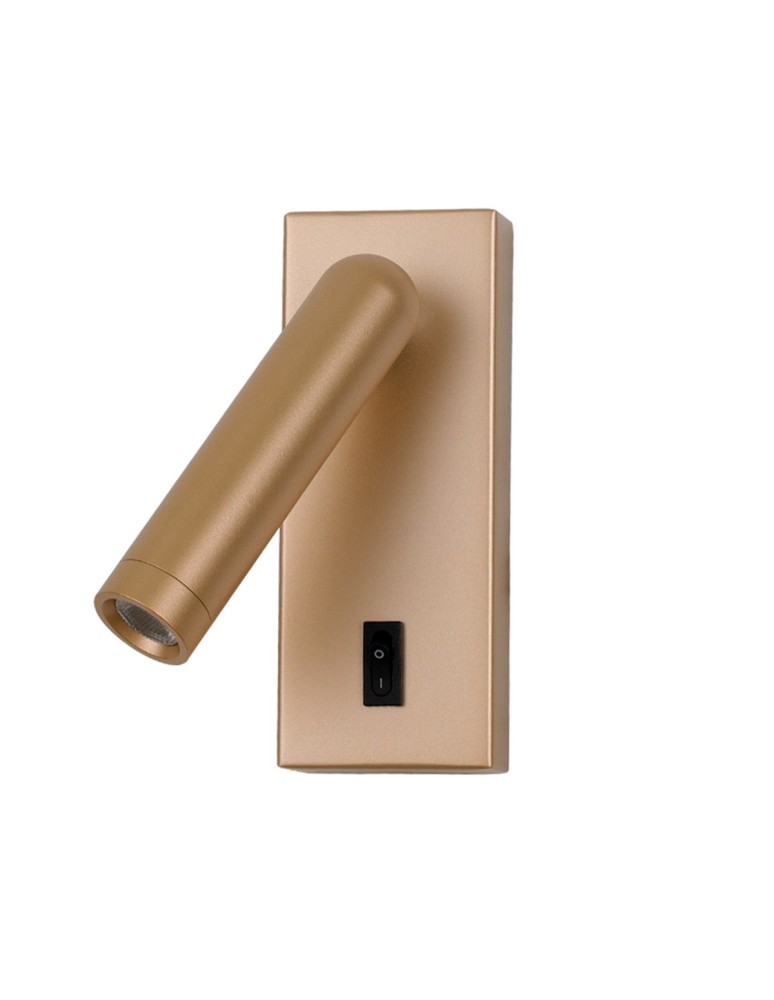 Reading wall lamps - ITALUX Nova Pendant 1xLED 2.5W 3000K Gold WL-46376-1-GD - product kolory-swiatla.pl 4