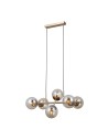 ITALUX Molite Pendant 6xE14 5W Gold PND-1098-6-HB