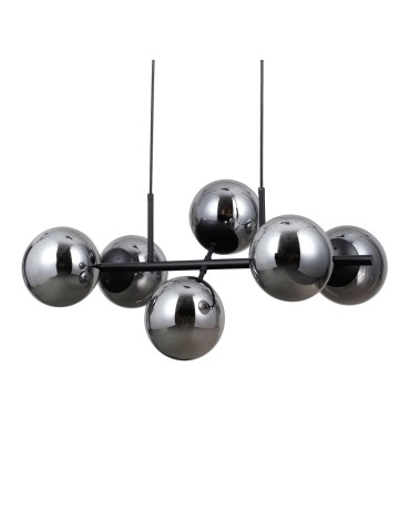 ITALUX Molite Wisząca 6xE14 5W Czarny mat PND-1098-6-BK - produkt 2