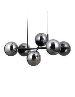 ITALUX Molite Wisząca 6xE14 5W Czarny mat PND-1098-6-BK - produkt 2