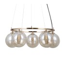 Pendant lamps spheres - ITALUX Molite Pendant 5xG9 5W Gold PND-1098-5R-HB - product 2