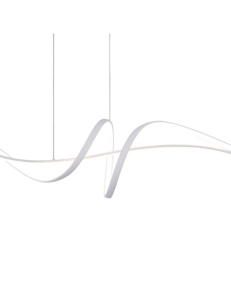 Pendant lamps over the island - ITALUX Mila Pendant 1xLED 40W from 3000K to 6000K White PND-23523-WH - product kolory-swiatla.pl 2