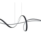 Pendant lamps over the island - ITALUX Mila Pendant 1xLED 40W from 3000K to 6000K Black PND-23523-BK - product 2