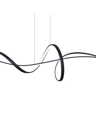 ITALUX Mila Pendant 1xLED 40W from 3000K to 6000K Black PND-23523-BK - product 2