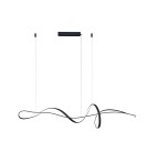 Pendant lamps over the island - ITALUX Mila Pendant 1xLED 40W from 3000K to 6000K Black PND-23523-BK - product 1