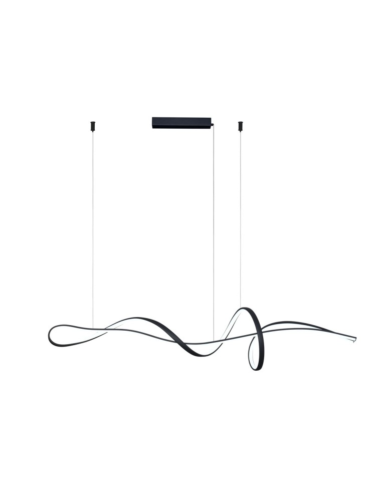 Pendant lamps over the island - ITALUX Mila Pendant 1xLED 40W from 3000K to 6000K Black PND-23523-BK - product kolory-swiatla.pl 1