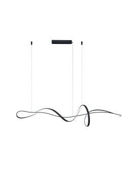 ITALUX Mila Wisząca 1xLED 40W od 3000K do 6000K Czarny PND-23523-BK