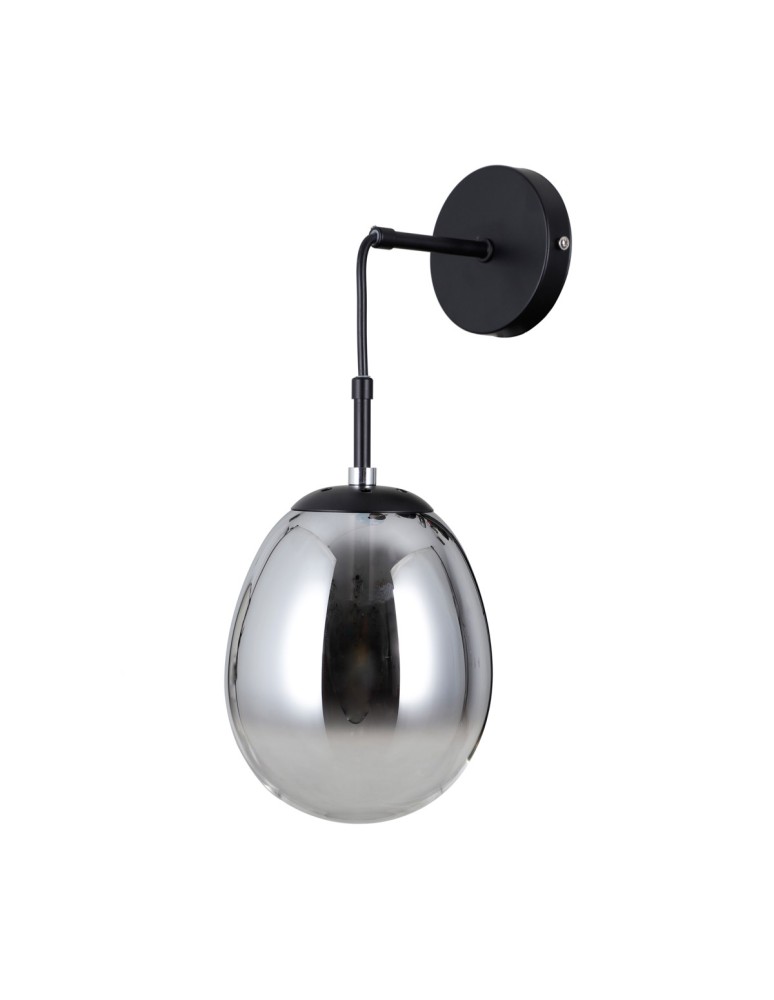 ITALUX Meolo Ścienna 1xE14 5W Czarny mat WL-40825-1-BK