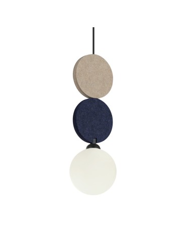 ITALUX Andrea Pendant 1xG9 25W Beige, blue PND-59779C-1S-MLTI - product 2