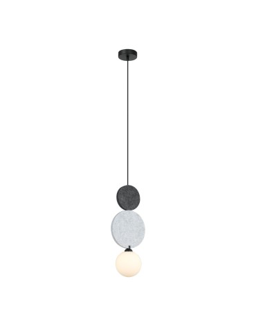 ITALUX Andrea Pendant 1xG9 25W Black, grey, red PND-59779B-1M-MLTI