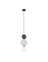 ITALUX Andrea Pendant 1xG9 25W Black, grey, red PND-59779B-1M-MLTI