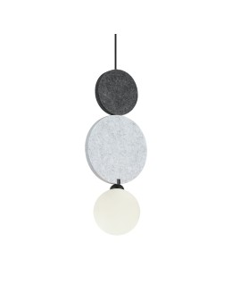 ITALUX Andrea Pendant 1xG9 25W Black, grey, red PND-59779B-1M-MLTI - product 2