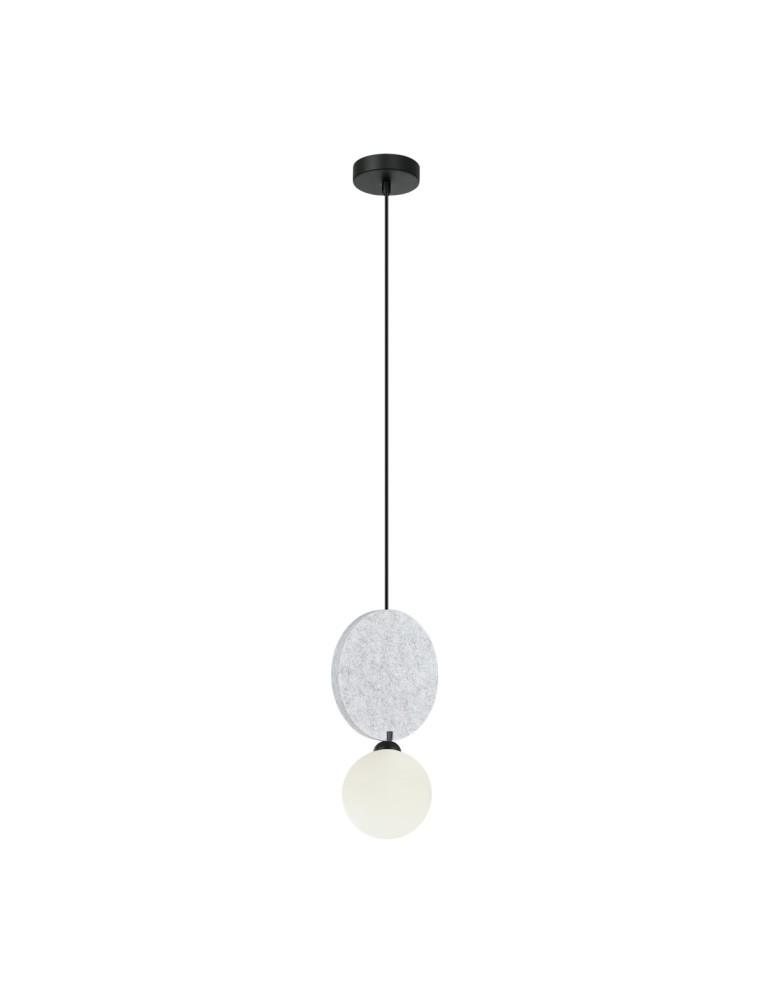 Single pendant lamps - ITALUX Andrea Pendant 1xG9 25W Black. Gray PND-59779-1M-LGR - product kolory-swiatla.pl 3