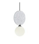 Single pendant lamps - ITALUX Andrea Pendant 1xG9 25W Black. Gray PND-59779-1M-LGR - product 2