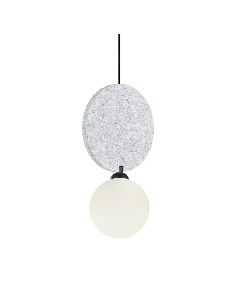 Single pendant lamps - ITALUX Andrea Pendant 1xG9 25W Black. Gray PND-59779-1M-LGR - product kolory-swiatla.pl 2