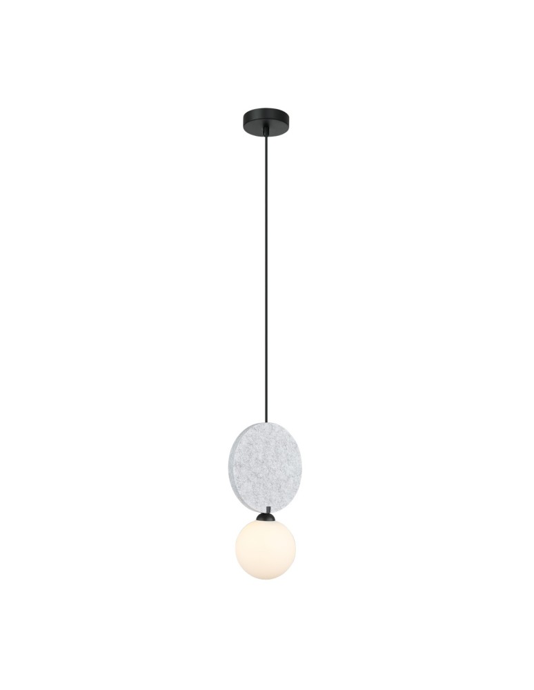 Single pendant lamps - ITALUX Andrea Pendant 1xG9 25W Black. Gray PND-59779-1M-LGR - product kolory-swiatla.pl 1