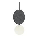 Single pendant lamps - ITALUX Andrea Pendant 1xG9 25W Black, Gray PND-59779-1M-GR - product 2