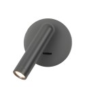 Reading wall lamps - ITALUX Carda Reading Wall Mount 1xLED 2.5W 3000K Grey WL-64834-1-GR - product 1