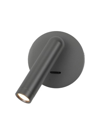 ITALUX Carda Reading Wall Mount 1xLED 2.5W 3000K Grey WL-64834-1-GR
