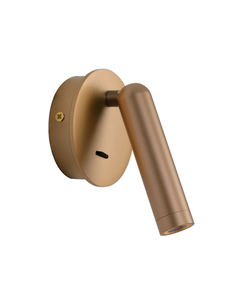 Reading wall lamps - ITALUX Carda Reading Wall Mount 1xLED 2.5W 3000K Gold WL-64834-1-GD - product kolory-swiatla.pl 2