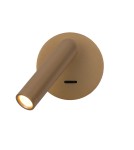 Reading wall lamps - ITALUX Carda Reading Wall Mount 1xLED 2.5W 3000K Gold WL-64834-1-GD - product 1