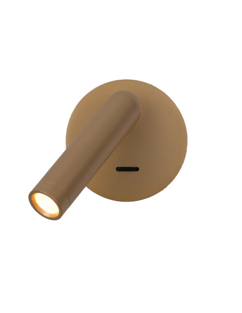 Reading wall lamps - ITALUX Carda Reading Wall Mount 1xLED 2.5W 3000K Gold WL-64834-1-GD - product kolory-swiatla.pl 1