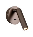 Reading wall lamps - ITALUX Carda Reading Wall Mount 1xLED 2.5W 3000K Coffee WL-64834-1-CF - product 1