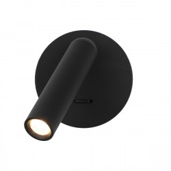 ITALUX Carda Ścienna do Czytania 1xLED 2.5W 3000K Czarny WL-64834-1-BK