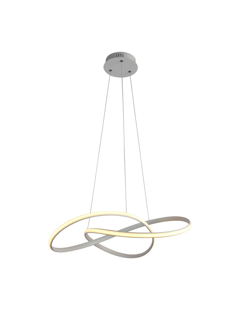LED pendant lamps - ITALUX Consa Pendant 1xLED 40W 3000K White PND-19221-WH - product kolory-swiatla.pl 1