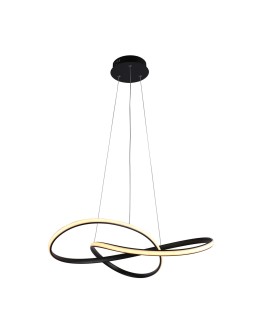ITALUX Consa Pendant 1xLED 40W 3000K Black PND-19221-BK