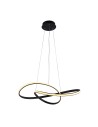 ITALUX Consa Pendant 1xLED 40W 3000K Black PND-19221-BK