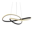 LED pendant lamps - ITALUX Consa Pendant 1xLED 40W 3000K Black PND-19221-BK - product 2