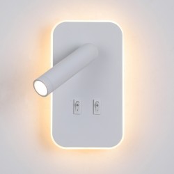 ITALUX Doria Ścienna do Czytania 2xLED 8W 3000K Biały WL-83957-1-WH