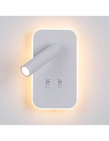 ITALUX Doria Reading Wall Mount 2xLED 8W 3000K White WL-83957-1-WH