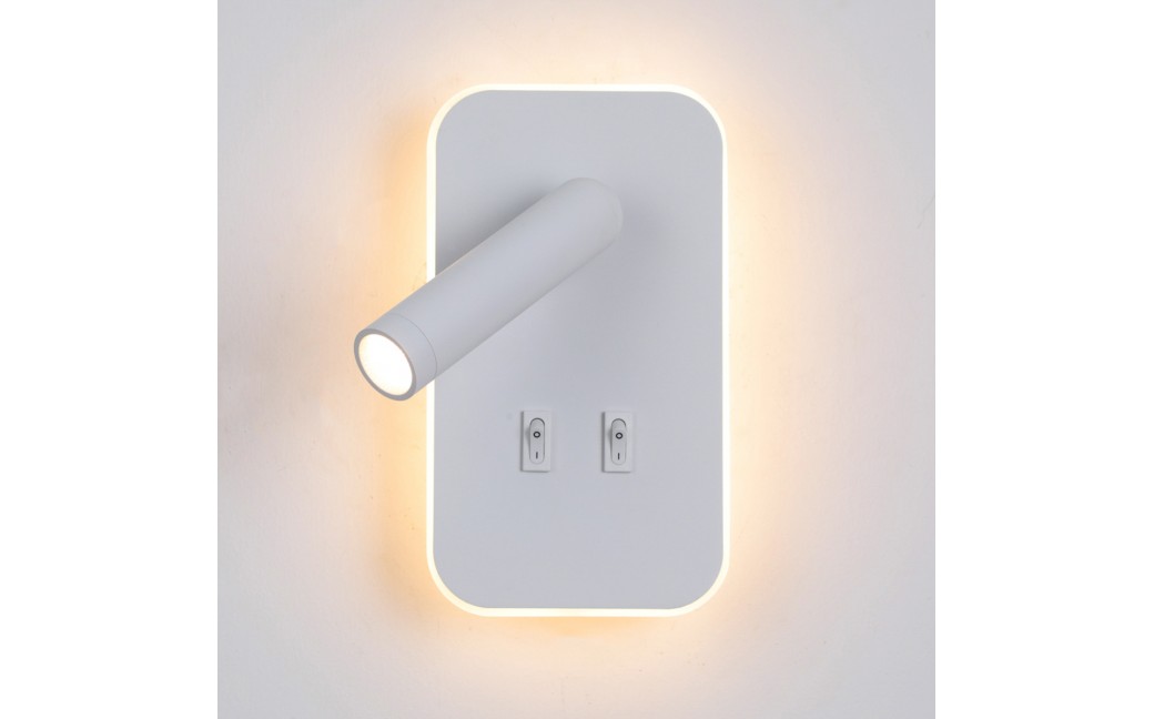 ITALUX Doria Ścienna do Czytania 2xLED 8W 3000K Biały WL-83957-1-WH
