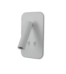 Reading wall lamps - ITALUX Doria Reading Wall Mount 2xLED 8W 3000K White WL-83957-1-WH - product 3