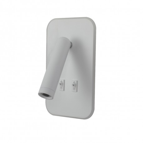 ITALUX Doria Ścienna do Czytania 2xLED 8W 3000K Biały WL-83957-1-WH