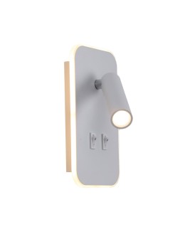 ITALUX Doria Ścienna do Czytania 2xLED 8W 3000K Biały WL-83957-1-WH - produkt 2