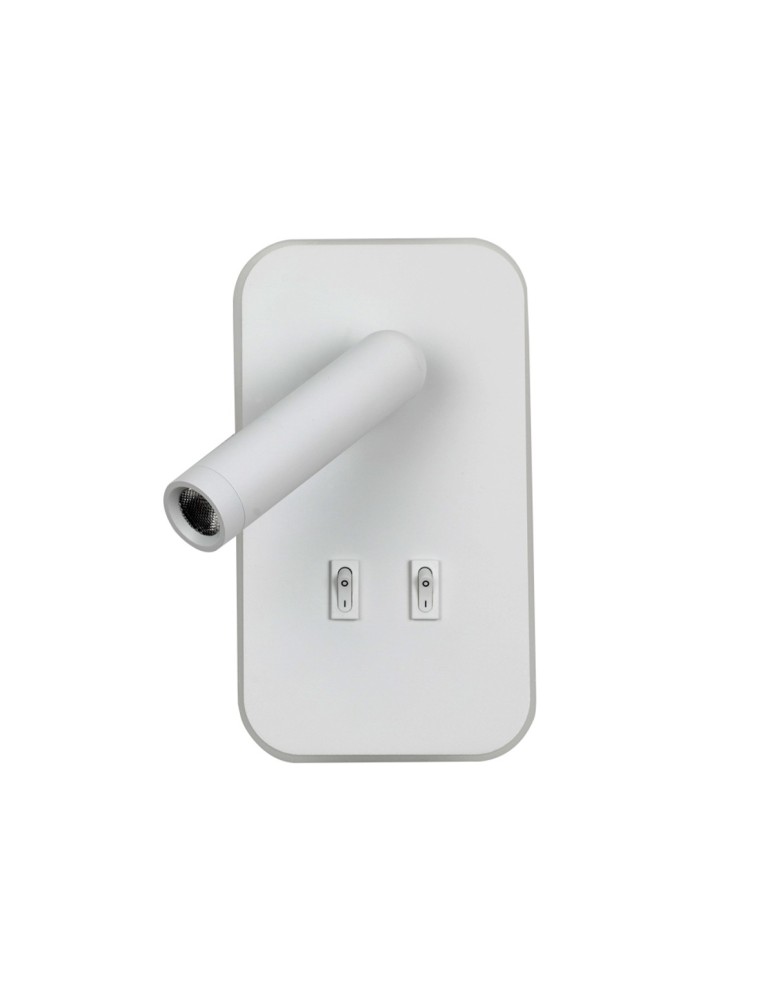 Reading wall lamps - ITALUX Doria Reading Wall Mount 2xLED 8W 3000K White WL-83957-1-WH - product kolory-swiatla.pl 4