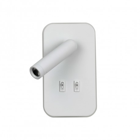 ITALUX Doria Ścienna do Czytania 2xLED 8W 3000K Biały WL-83957-1-WH