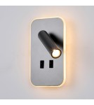 Reading wall lamps - ITALUX Doria Reading Wall Mount 2xLED 8W 3000K Grey WL-83957-1-GR - product 1