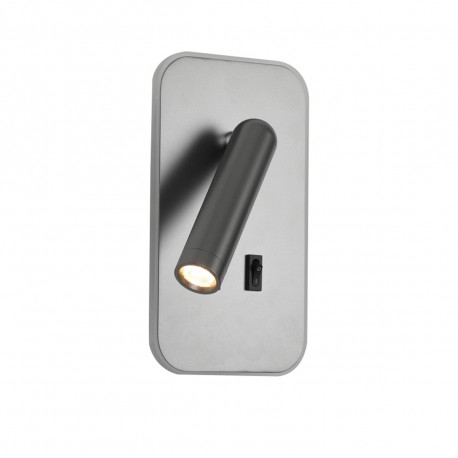 ITALUX Doria Ścienna do Czytania 2xLED 8W 3000K Szary WL-83957-1-GR