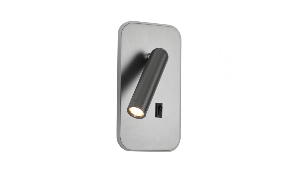 ITALUX Doria Ścienna do Czytania 2xLED 8W 3000K Szary WL-83957-1-GR