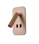 Reading wall lamps - ITALUX Doria Reading Wall Mount 2xLED 8W 3000K Gold WL-83957-1-GD - product 4