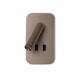 ITALUX Doria Ścienna do Czytania 2xLED 8W 3000K Kawowy WL-83957-1-CF