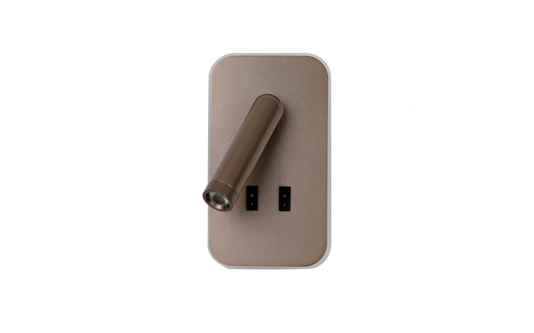 ITALUX Doria Ścienna do Czytania 2xLED 8W 3000K Kawowy WL-83957-1-CF