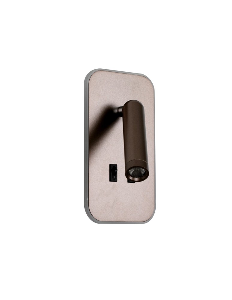 Reading wall lamps - ITALUX Doria Reading Wall Mount 2xLED 8W 3000K Coffee WL-83957-1-CF - product kolory-swiatla.pl 3